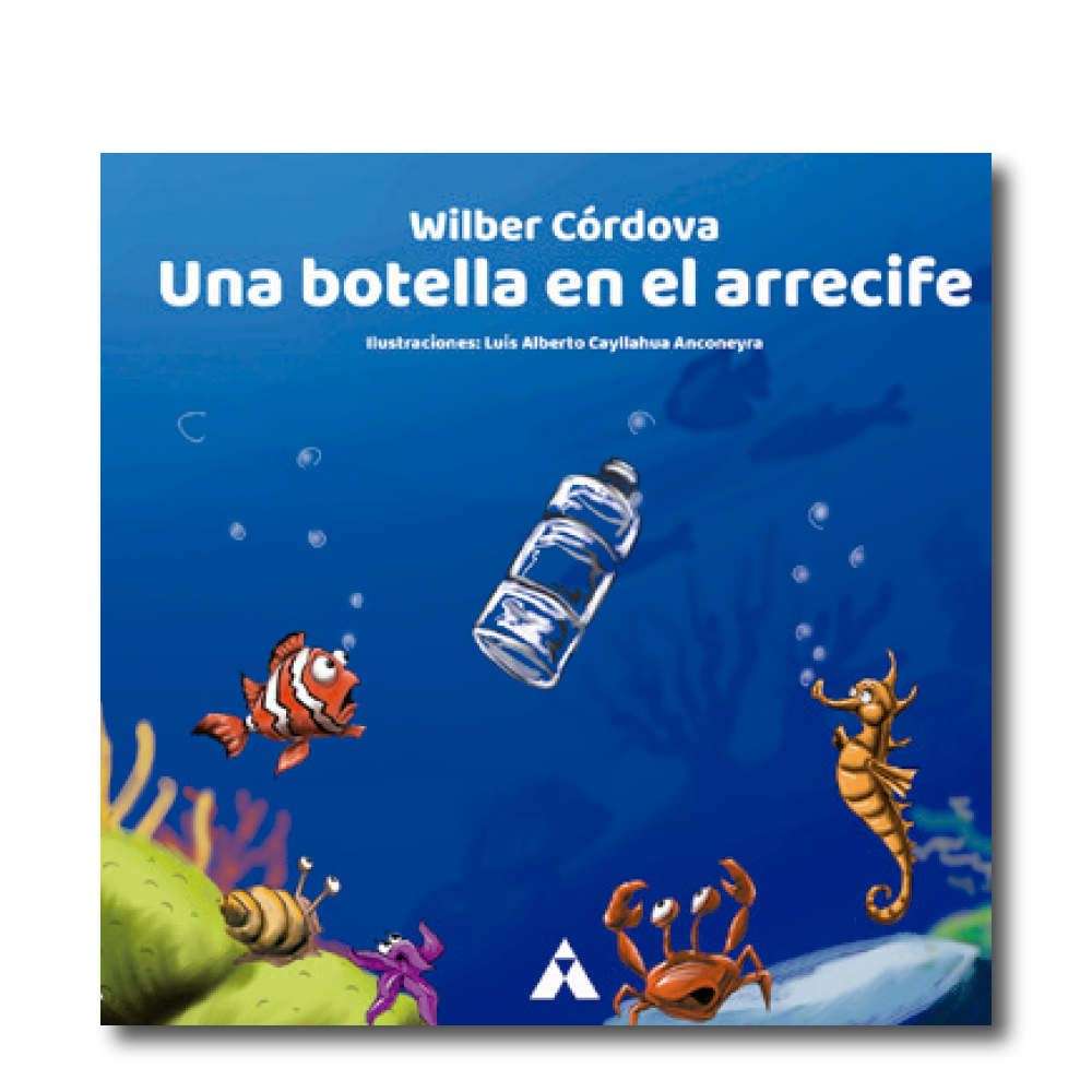 Una botella en el arrecife